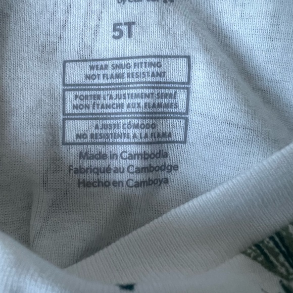 Simple Joys by Carter's 3-Piece Snug-fit 100% Cotton Holiday Pajama Set 5T NWT - Picture 9 of 10